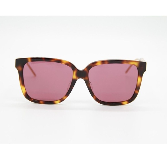 NEW GUCCI UNISEX CAT EYE SUNGLASSES GUCCI BROWN RED GUCCI SUNGLASSES - Picture 1 of 5